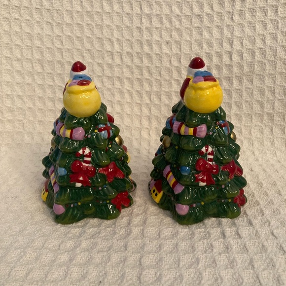 Spode 2005 Christmas Tree Salt And Pepper Shakers Never Used - Picture 3 of 6
